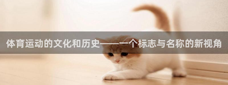 球速体育：体育运动的文化和历史——一个标志与名称的新视角